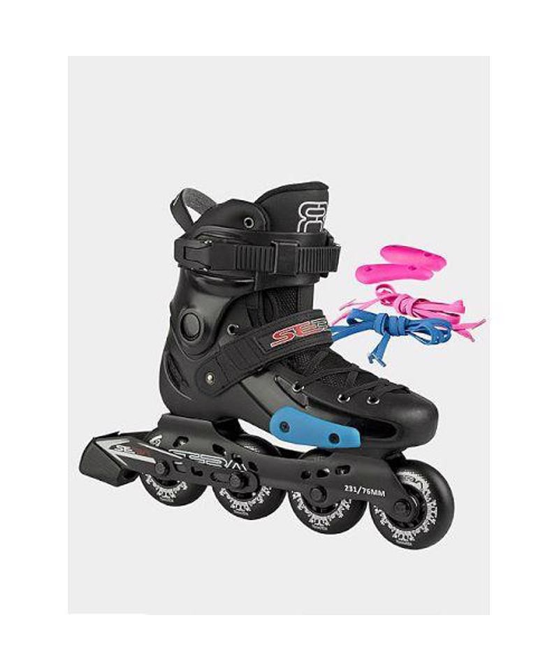 FR Skates FR J Αυξομειούμενα πατίνια παιδικά - Μαύρα