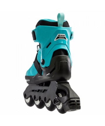 ROLLERBLADE Microblade Αυξομειούμενα Πατίνια - Black/Aqua