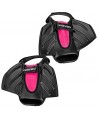 Waveo Swim Fins Βατραχοπέδιλα Ρυθμιζόμενα - Black/Pink