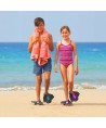 Waveo Swim Fins Βατραχοπέδιλα Ρυθμιζόμενα - Black/Pink
