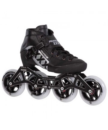 POWERSLIDE 3X Black Ρυθμιζόμενα Πατίνια - Μαύρο