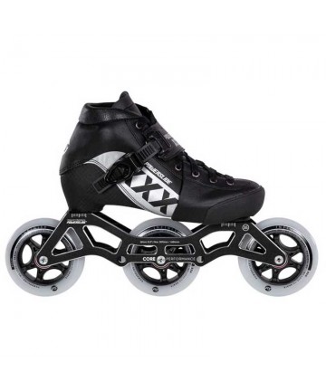 POWERSLIDE 3X Black Ρυθμιζόμενα Πατίνια - Μαύρο