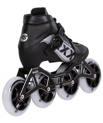 POWERSLIDE 3X Black Ρυθμιζόμενα Πατίνια - Μαύρο