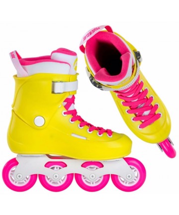 POWERSLIDE  Zoom Neon Yellow 80 Πατίνια - Κίτρινο