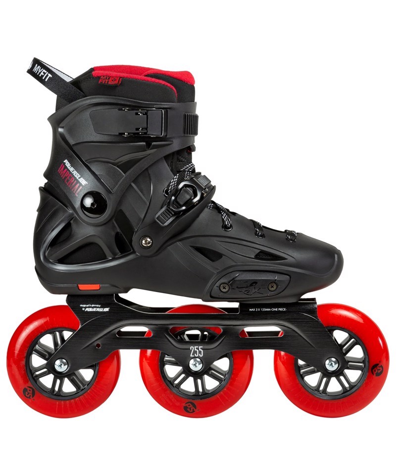 POWERSLIDE Imperial Black Red 110 Inline Skates - Μαύρο/Κόκκινο
