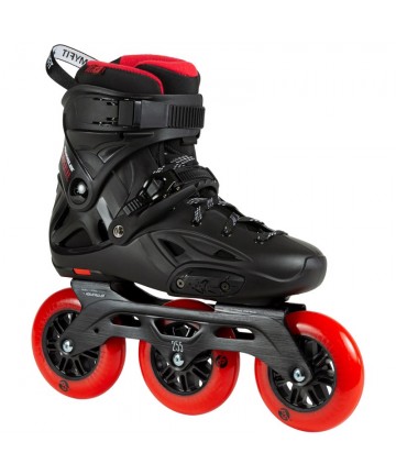 POWERSLIDE Imperial Black Red 110 Inline Skates - Μαύρο/Κόκκινο