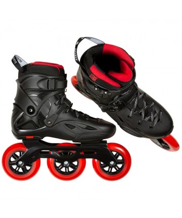 POWERSLIDE Imperial Black Red 110 Inline Skates - Μαύρο/Κόκκινο