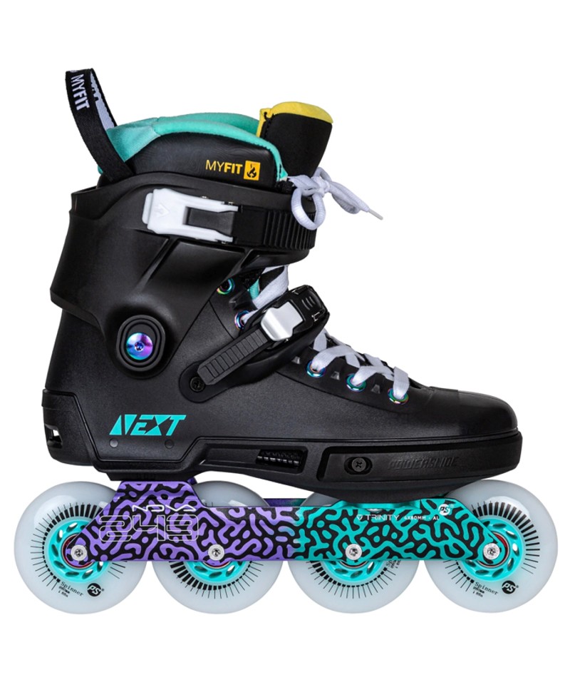 POWERSLIDE next multicolor 80 πατίνια - Μαύρο