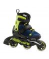 ROLLERBLADE Microblade 3WD Αυξομειούμενα Πατίνια - Blue royal/Lime