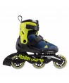 ROLLERBLADE Microblade 3WD Αυξομειούμενα Πατίνια - Blue royal/Lime