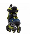 ROLLERBLADE Microblade 3WD Αυξομειούμενα Πατίνια - Blue royal/Lime