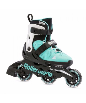 ROLLERBLADE Microblade 3WD Αυξομειούμενα Πατίνια - Aqua/White