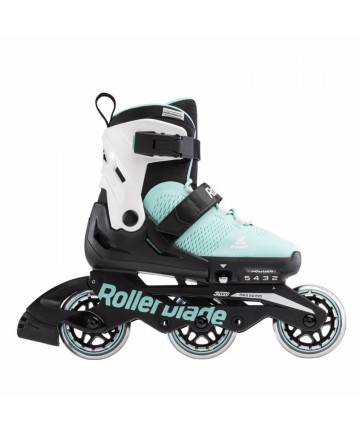 ROLLERBLADE Microblade 3WD Αυξομειούμενα Πατίνια - Aqua/White