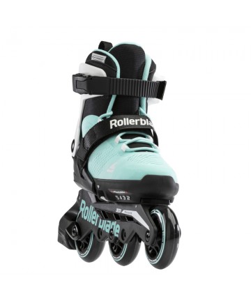 ROLLERBLADE Microblade 3WD Αυξομειούμενα Πατίνια - Aqua/White