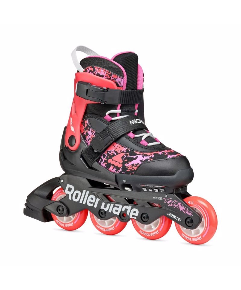 ROLLERBLADE Microblade SL Αυξομειούμενα Πατίνια - Μαύρο/Κοραλί