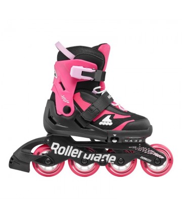ROLLERBLADE Microblade Αυξομειούμενα Πατίνια - Μαύρο/Ροζ