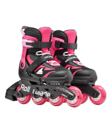 ROLLERBLADE Microblade Αυξομειούμενα Πατίνια - Μαύρο/Ροζ