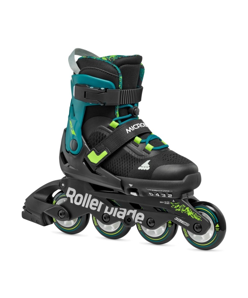 ROLLERBLADE Microblade XT Αυξομειούμενα Πατίνια - Μαύρο/Πετρόλ Πράσινο