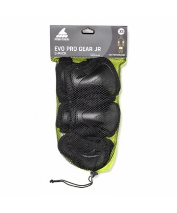 ROLLERBLADE Evo Pro Gear Junior 3 Pack Προστατευτικά - Μαύρο