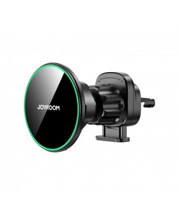 Joyroom JR-ZS412 holder with Qi2 15W charger, car, for air vent - black