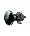 Joyroom JR-ZS412 holder with Qi2 15W charger, car, for air vent - black