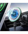 Joyroom JR-ZS412 holder with Qi2 15W charger, car, for air vent - black
