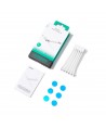 Joyroom JR-ZS422 Cable Organizer Silicone Headband with Magnet, Set of 6 - White
