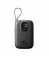 Joyroom JR-PBF18 22.5W 10000mAh Powerbank with Built-in Lightning Cable + USB-C Cable 0.25 cm - Black