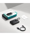 Joyroom JR-PBF18 22.5W 10000mAh Powerbank with Built-in Lightning Cable + USB-C Cable 0.25 cm - Black