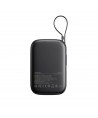 Joyroom JR-PBF18 22.5W 10000mAh Powerbank with Built-in Lightning Cable + USB-C Cable 0.25 cm - Black