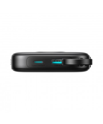 Joyroom JR-PBF18 22.5W 10000mAh Powerbank with Built-in Lightning Cable + USB-C Cable 0.25 cm - Black