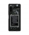 Spigen Ultra Hybrid Case for Sony Xperia 10 V - Dark Gray (Zero One Pattern)