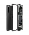 Spigen Ultra Hybrid Case for Sony Xperia 10 V - Dark Gray (Zero One Pattern)