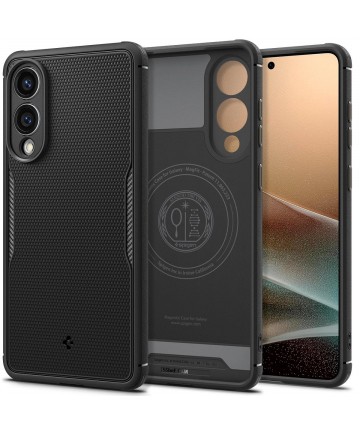 Spigen Core Armor Mag Case with MagSafe for Samsung Galaxy S25 Edge - Black