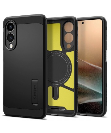 Spigen Tough Armor MagSafe case for Samsung Galaxy S25 Edge - black