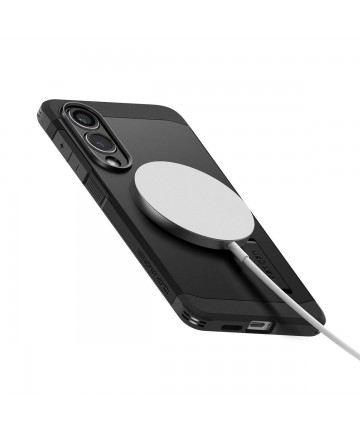 Spigen Tough Armor MagSafe case for Samsung Galaxy S25 Edge - black