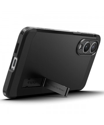 Spigen Tough Armor MagSafe case for Samsung Galaxy S25 Edge - black
