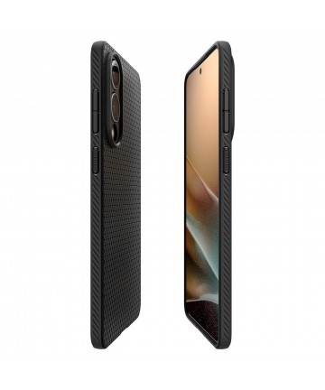 Spigen Liquid Air Case for Samsung Galaxy S25 Edge - Black