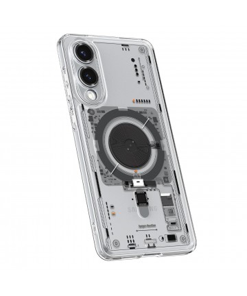Spigen Ultra Hybrid Mag Case with MagSafe for Samsung Galaxy S25 Edge with Print - Transparent