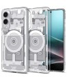 Spigen Ultra Hybrid Mag Case with MagSafe for Samsung Galaxy S25 Edge with Print - White