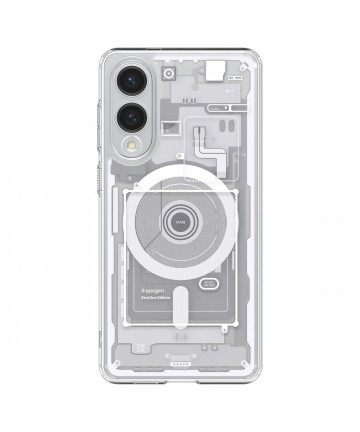 Spigen Ultra Hybrid Mag Case with MagSafe for Samsung Galaxy S25 Edge with Print - White