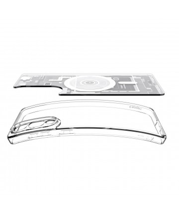 Spigen Ultra Hybrid Mag Case with MagSafe for Samsung Galaxy S25 Edge with Print - White