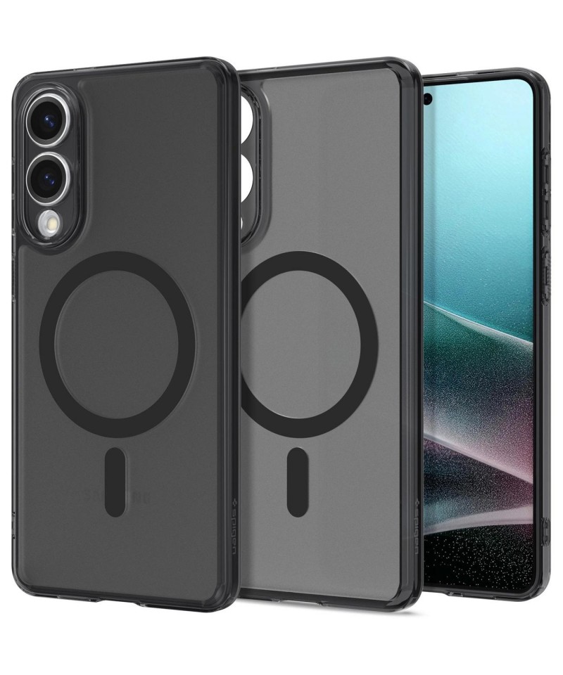Spigen Ultra Hybrid Mag Case with MagSafe for Samsung Galaxy S25 Edge - Black Translucent