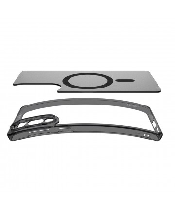 Spigen Ultra Hybrid Mag Case with MagSafe for Samsung Galaxy S25 Edge - Black Translucent