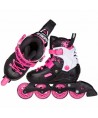 POWERSLIDE Khaan Magic Pink Αυξομειούμενα Πατίνια - Μαύρο/Λευκό/Ροζ