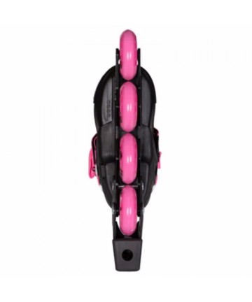 POWERSLIDE Khaan Magic Pink Αυξομειούμενα Πατίνια - Μαύρο/Λευκό/Ροζ