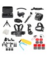 Set of 50 in 1 accessories for GoPro SJCAM sports cameras