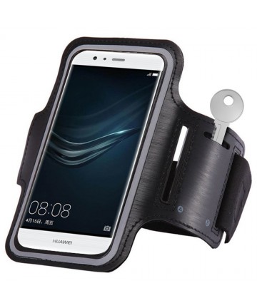 Universal Running Armband for 6" Smartphones black