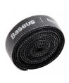 Baseus Rainbow Circle hook and loop Straps - velcro tape cable organizer 1m black (ACMGT-E01)