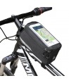 Wozinsky frame bike bag phone cover up to 6.5 inch 1l black (WBB6BK)